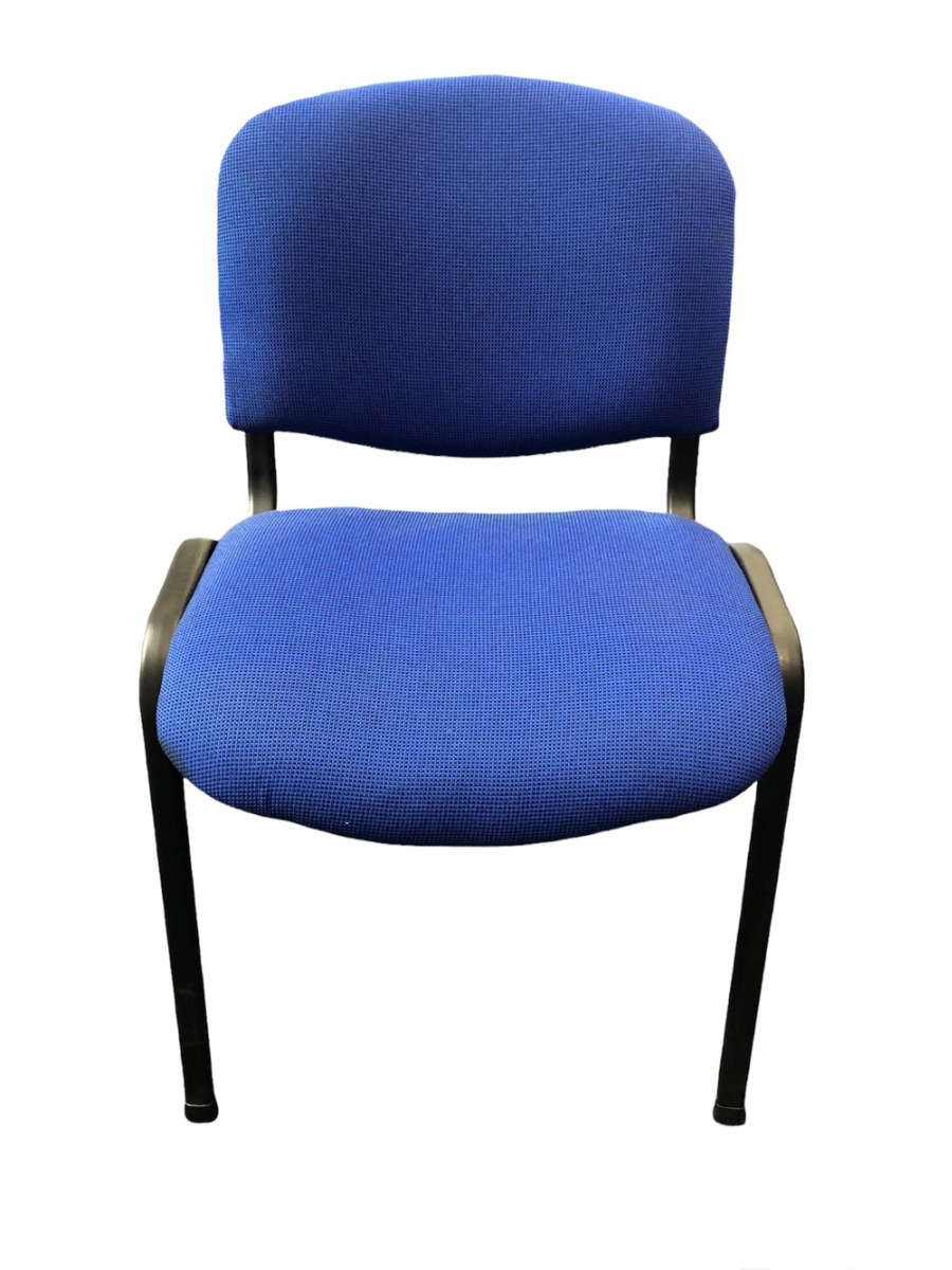 Vergaderstoel\u0020\u002D\u0020Kantinestoel\u0020ISO\u0020blauw\u0020stof\u0020zwart\u0020frame
