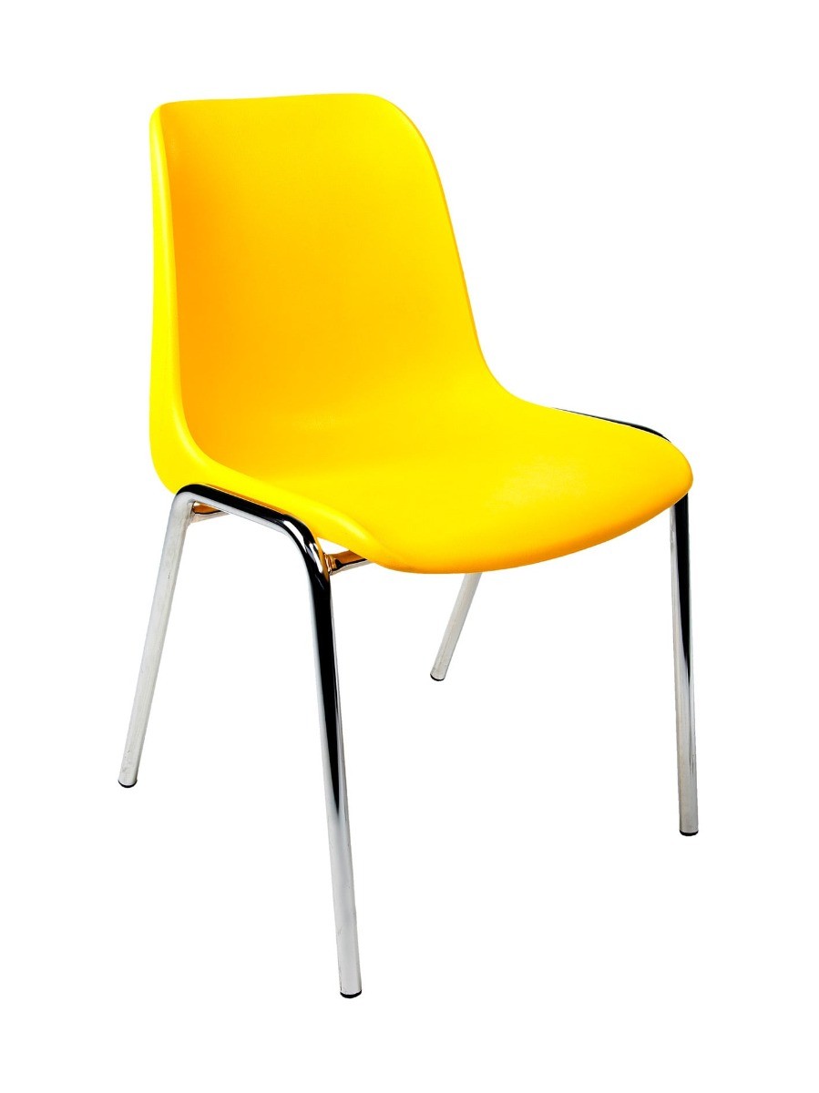 Kantinestoel\u0020kuipframe,\u0020dikte\u002018\u0020mm,\u0020geel