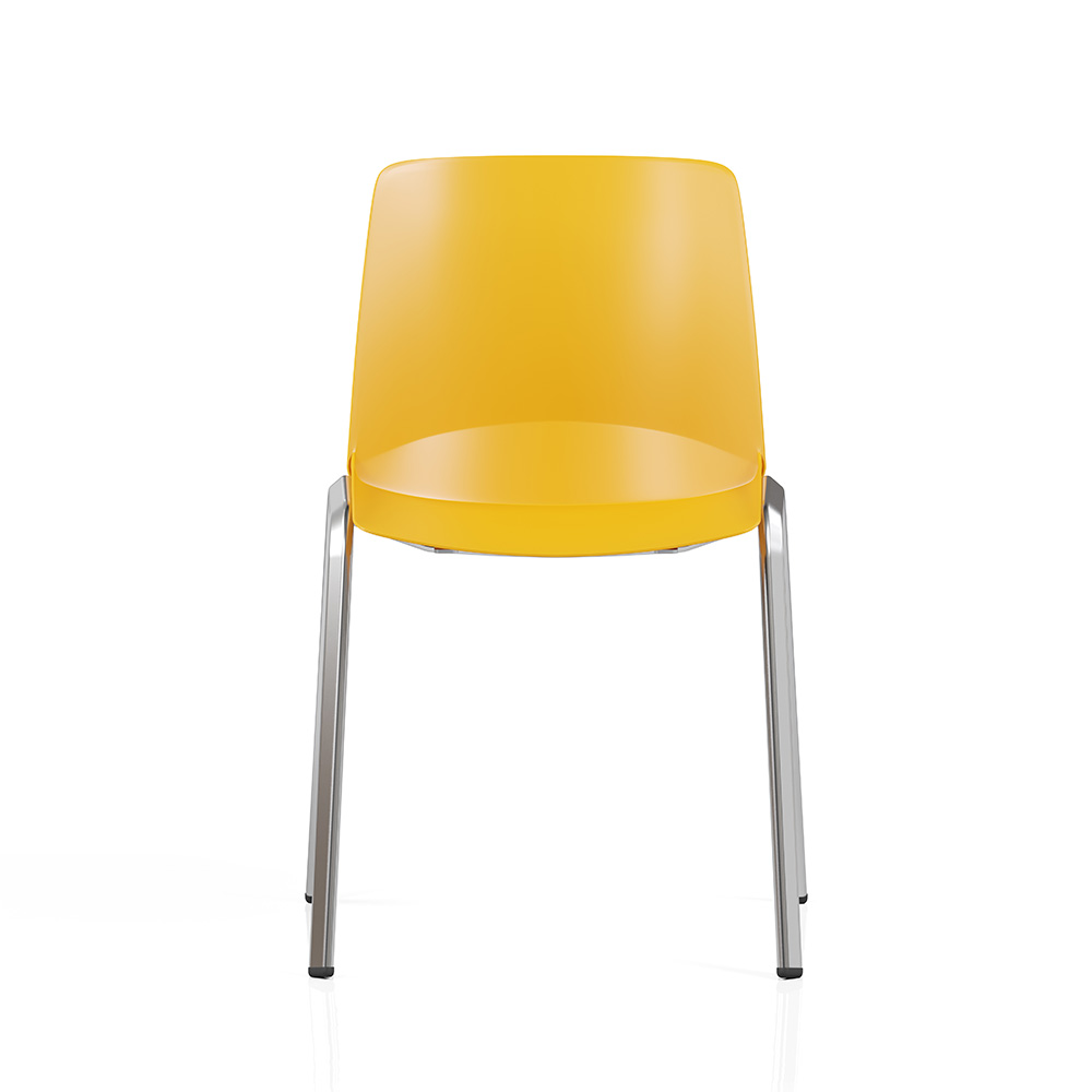 Ergonice\u0020Douro\u0020Conferentiestoel\u0020Geel\u0020Chroom