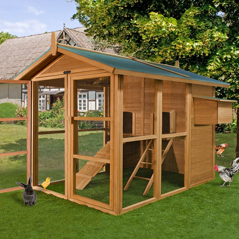 Kippenhok\u0020Klein\u0020Dierenverblijf\u0020191x151x148cm