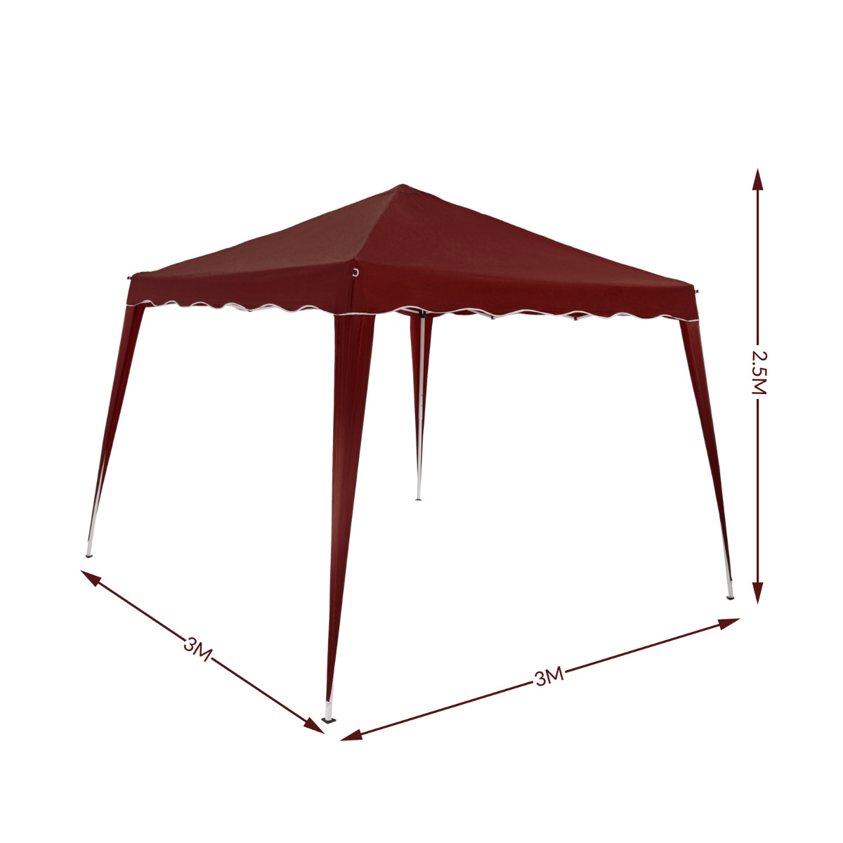 Vouwbare\u0020Partytent\u0020Capri\u00203x3m\u0020Wijnrood Vouwbare\u0020Partytent\u0020Capri\u00203x3m\u0020Wijnrood