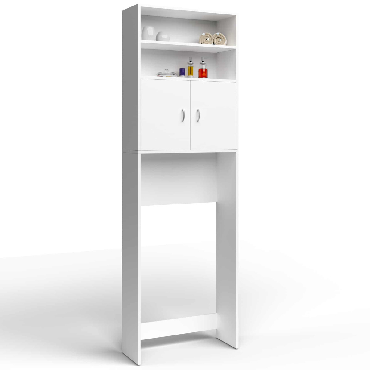 Wasmachinekast\u0020Neapel\u0020Wit\u0020195x63x20cm