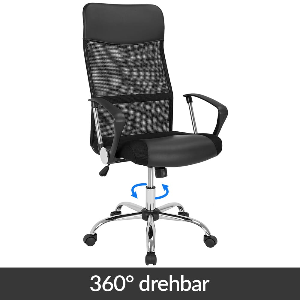 Ergonomische\u0020Bureaustoel\u0020Zwart\u0020Kunstleer\u0020122x51x52cm Ergonomische\u0020Bureaustoel\u0020Zwart\u0020Kunstleer\u0020122x51x52cm