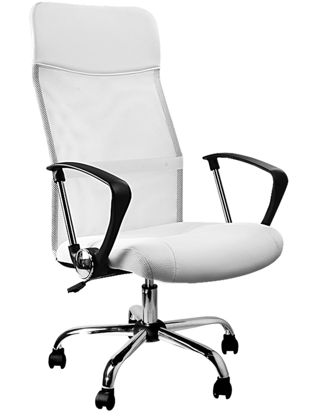Ergonomische\u0020Bureaustoel\u0020Wit\u0020Kunstleer\u0020122x51x52cm Ergonomische\u0020Bureaustoel\u0020Wit\u0020Kunstleer\u0020122x51x52cm
