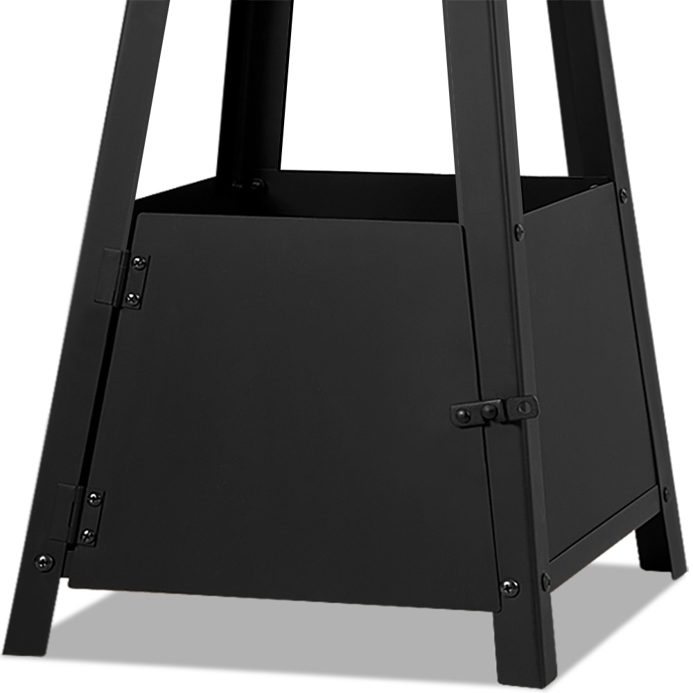 Tuinhaard\u0020Zwart\u0020Metaal\u0020102x35x35cm