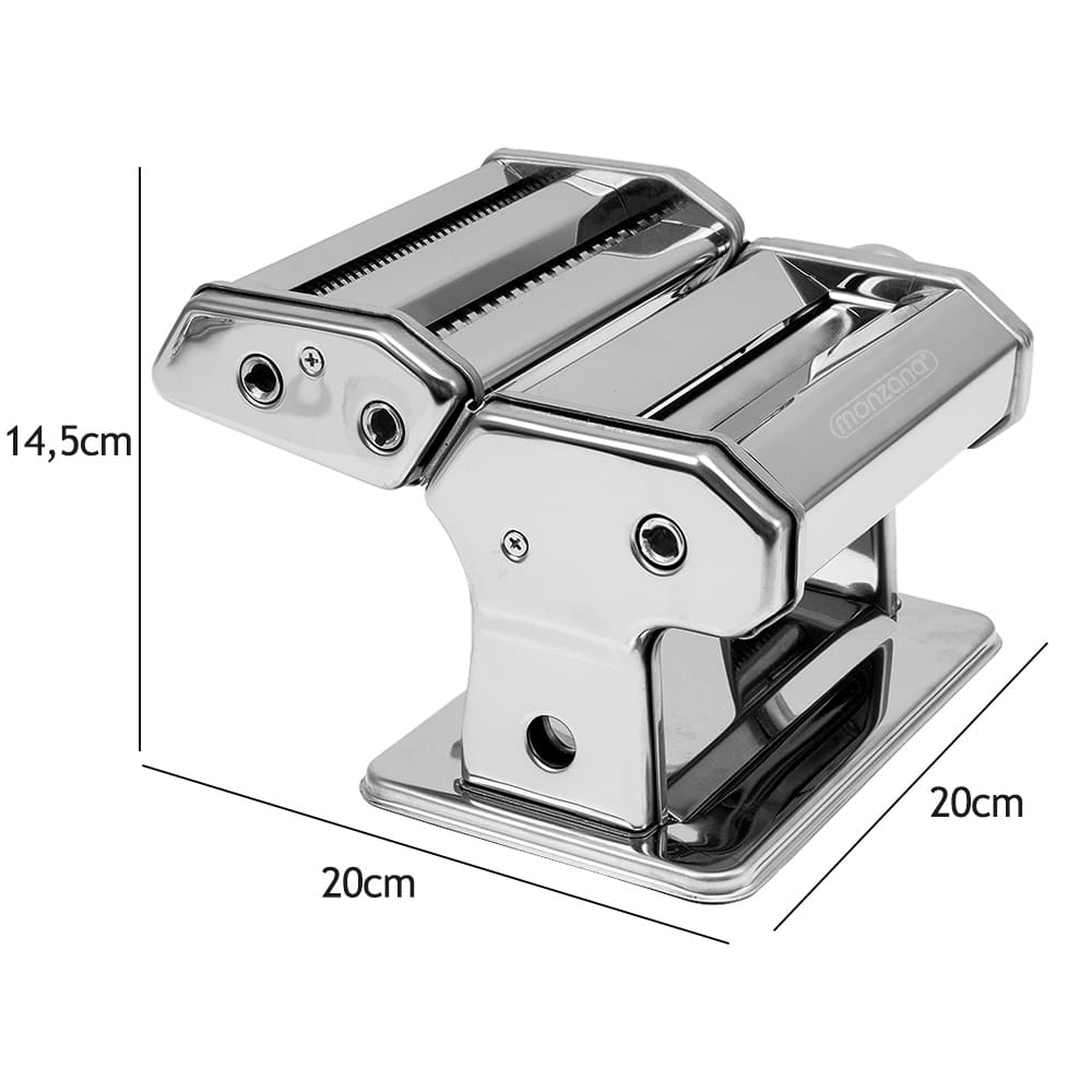 Pastamachine\u0020Zilver\u0020Roestvrij\u0020Staal\u002020x20x14,5cm