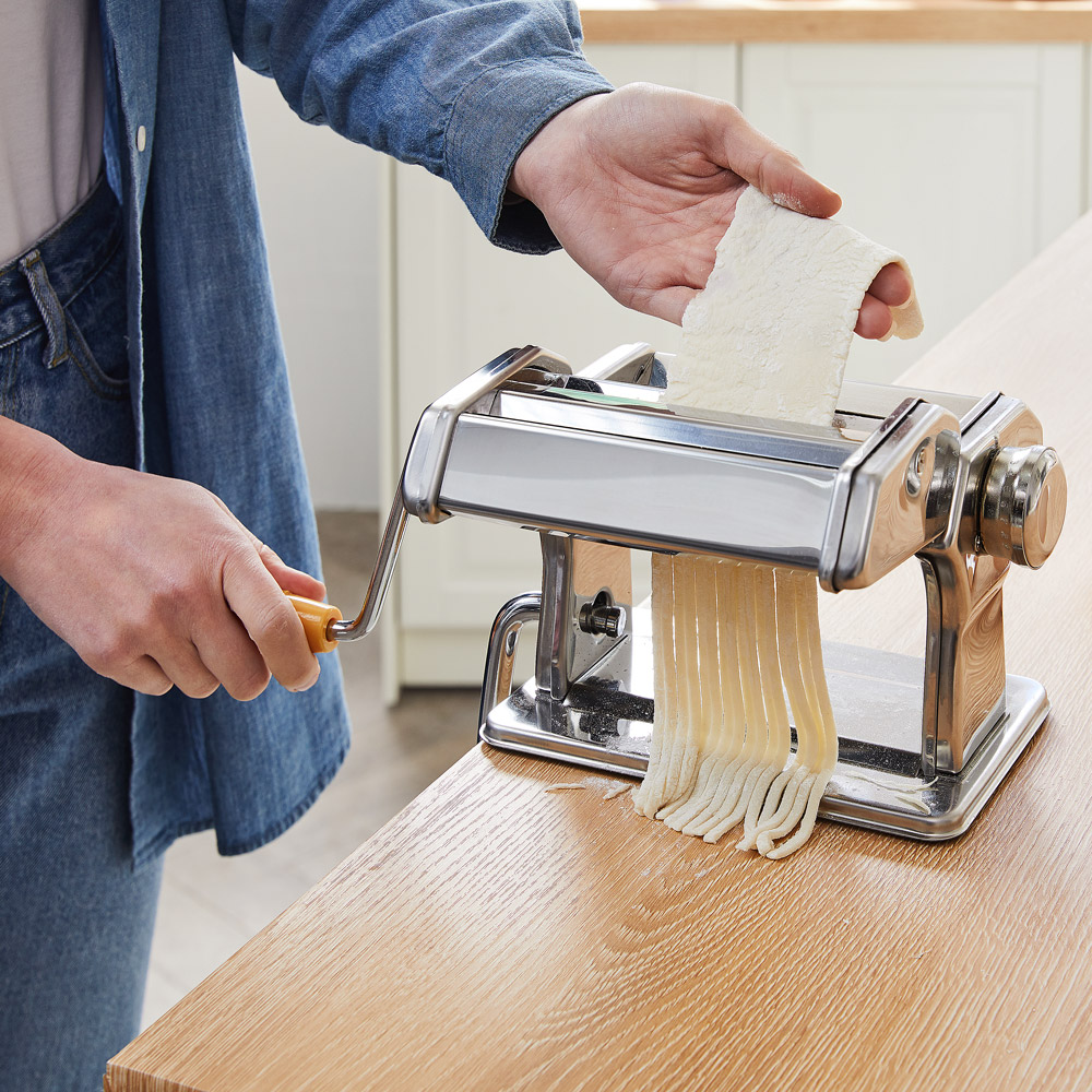 Pastamachine\u0020Zilver\u0020Roestvrij\u0020Staal\u002020x20x14,5cm
