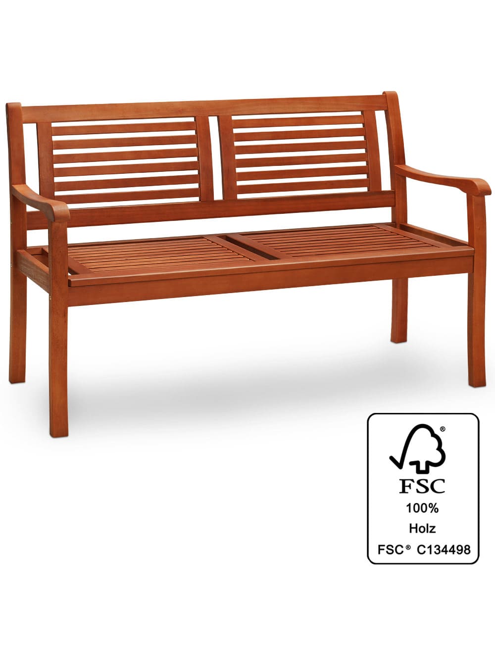 Tuinbank\u0020Bruin\u0020Eucalyptushout\u0020FSC\u00AE\u002Dgecertificeerd\u0020120x56x88cm