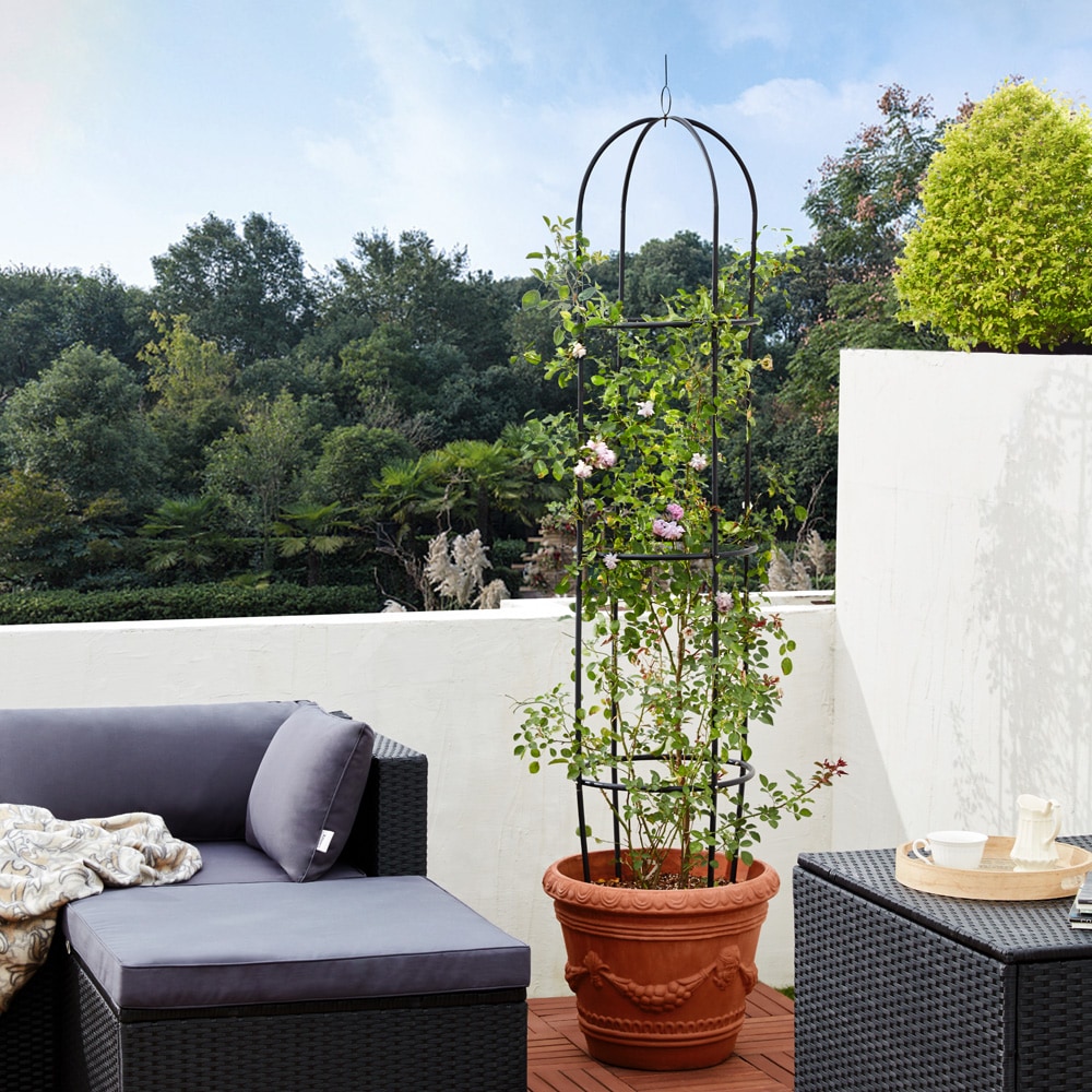 Rozenboog\u0020Zwart\u0020200x40cm