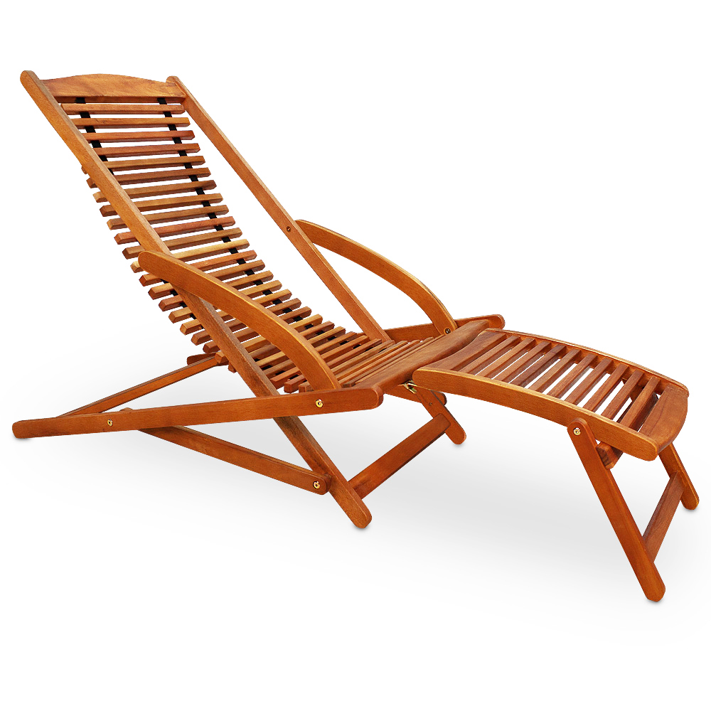 Ligbed\u0020Acaciahout\u0020166x70x70cm\u0020incl\u0020Kussen