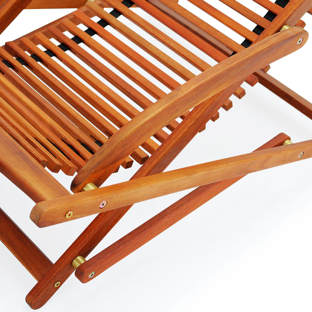 Ligbed\u0020Acaciahout\u0020166x70x70cm\u0020incl\u0020Kussen