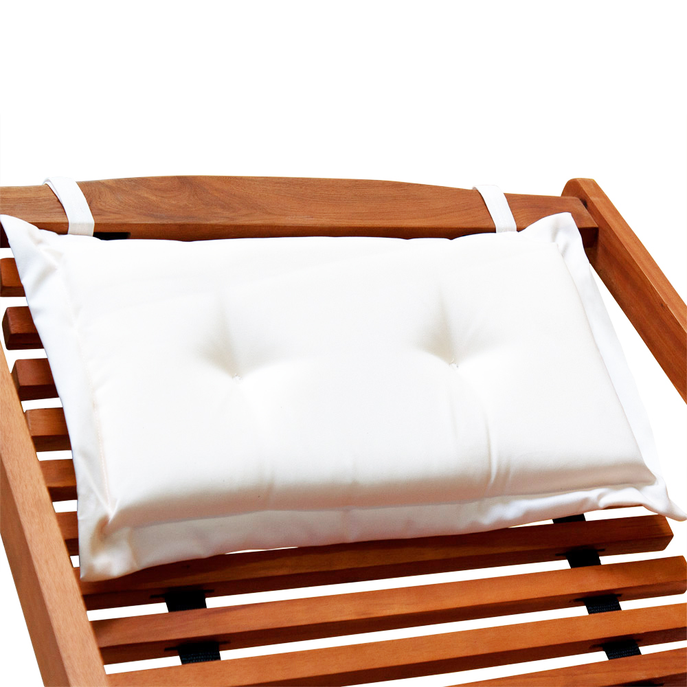Ligbed\u0020Acaciahout\u0020166x70x70cm\u0020incl\u0020Kussen