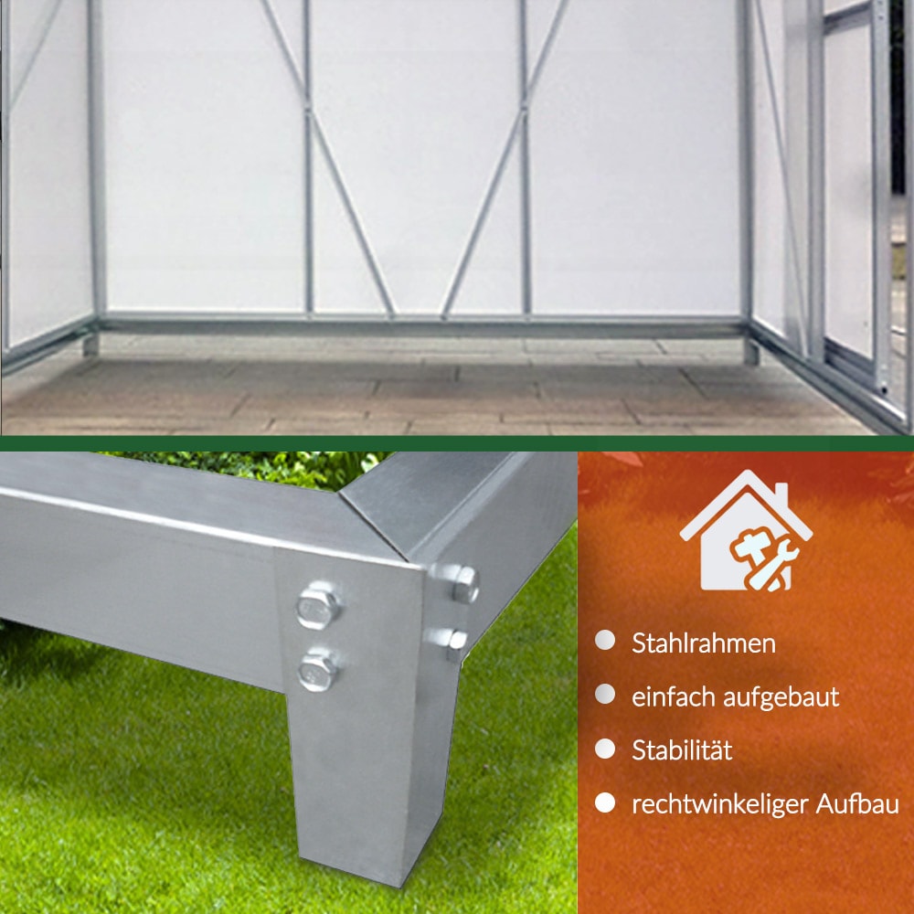 Gegalvaniseerde\u0020stalen\u0020fundering\u0020190x122x12cm\u0020\u002D\u0020voor\u0020aangebouwde\u0020serre