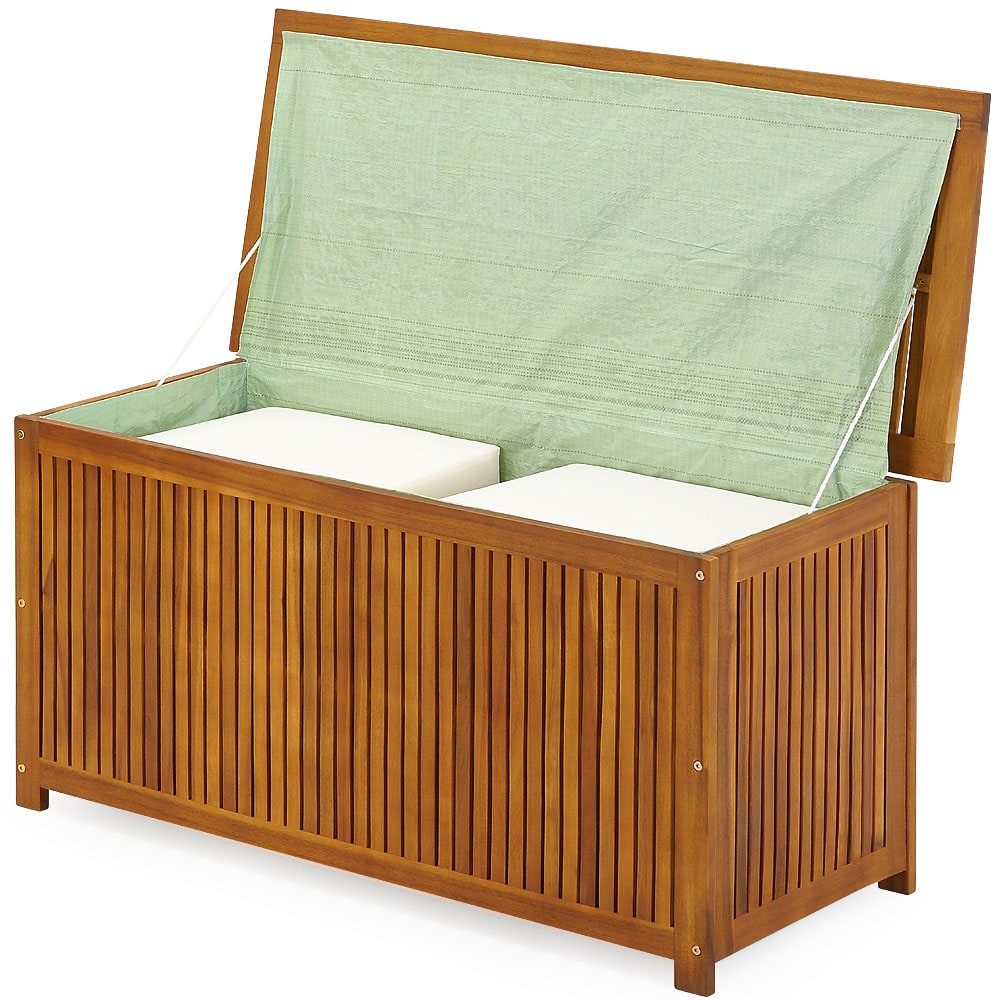 Kussenbox\u0020Acaciahout\u0020115x50x59cm\u0020Binnenvoering\u0020205L