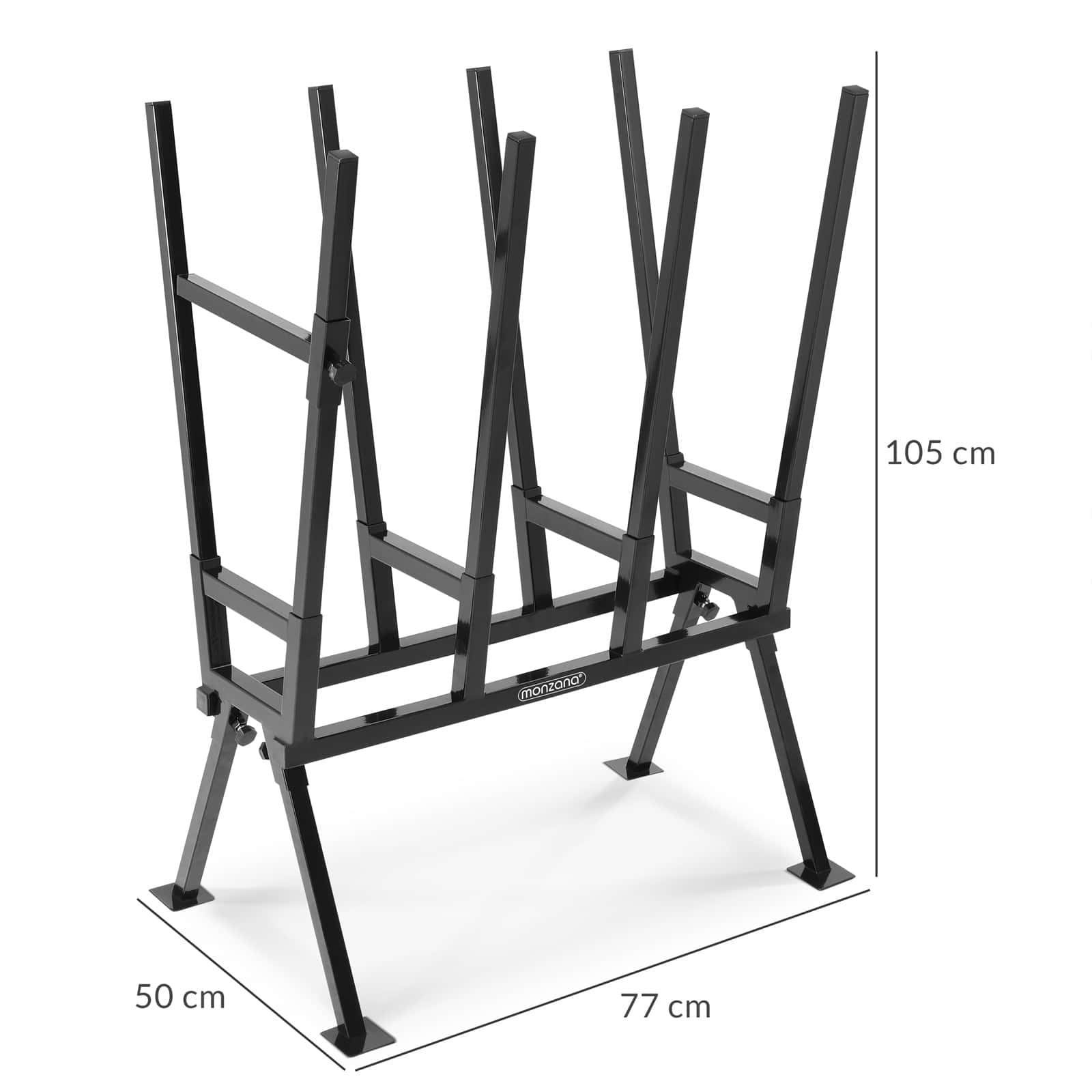 Zaagbok\u0020Staal\u002077x50x105cm\u0020400kg\u0020Hoogte\u0020Verstelbaar