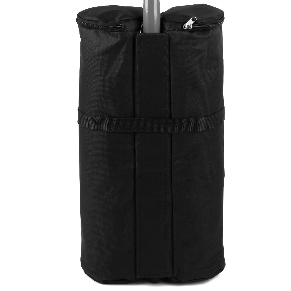 Verzwaringsvoet\u0020Partytent\u0020Set\u0020van\u00204\u0020Zwart\u0020Stof\u002026x13x46cm