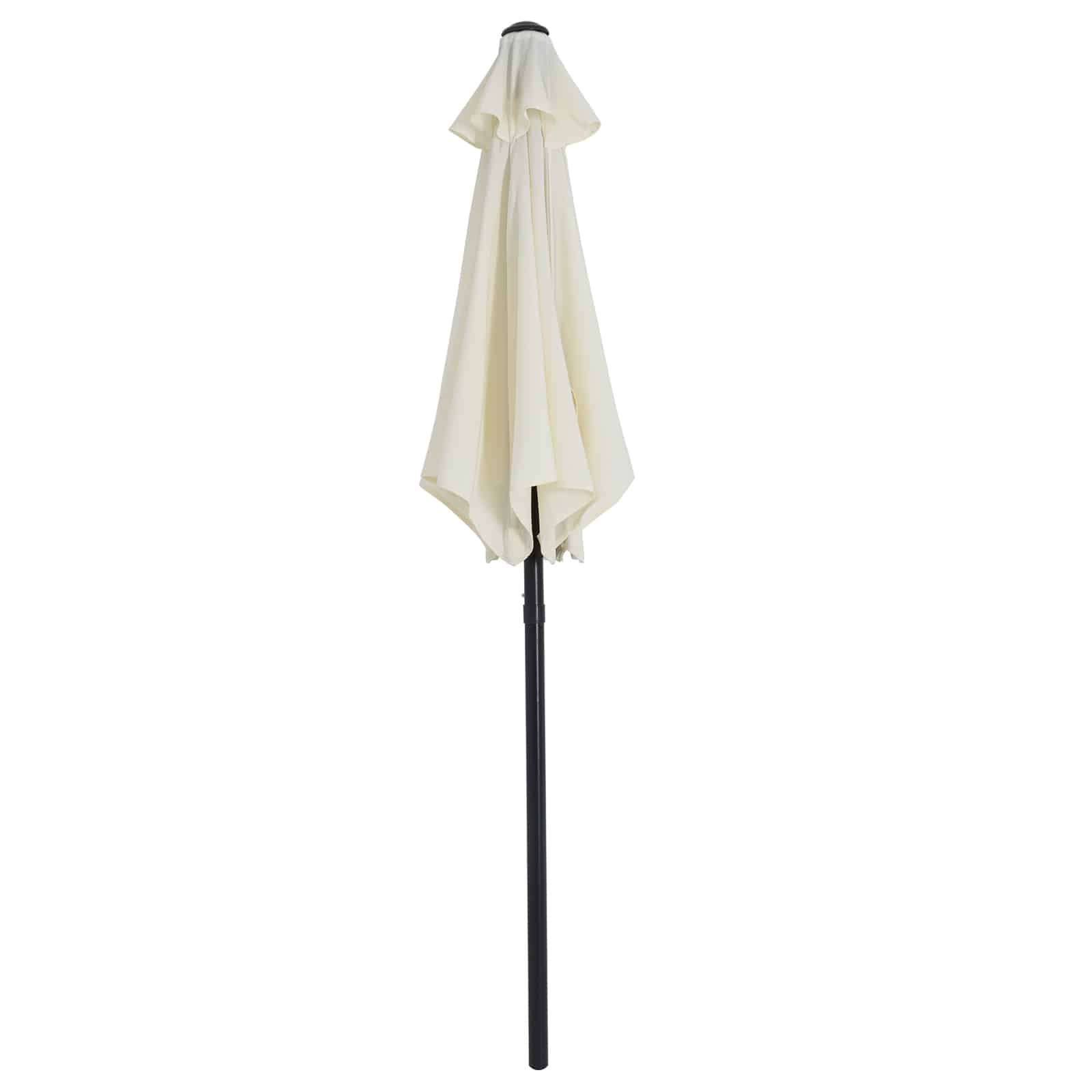Parasol\u0020Fiji\u0020Beige\u0020\u00D8200cm\u0020UV\u002Dbescherming\u002080\u002B\u0020met\u0020Zwengel