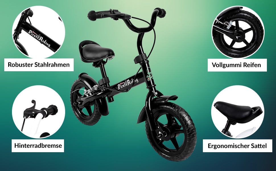 Easy\u0020Pirate\u0020Loopfiets\u0020zwart Easy\u0020Pirate\u0020Loopfiets\u0020zwart
