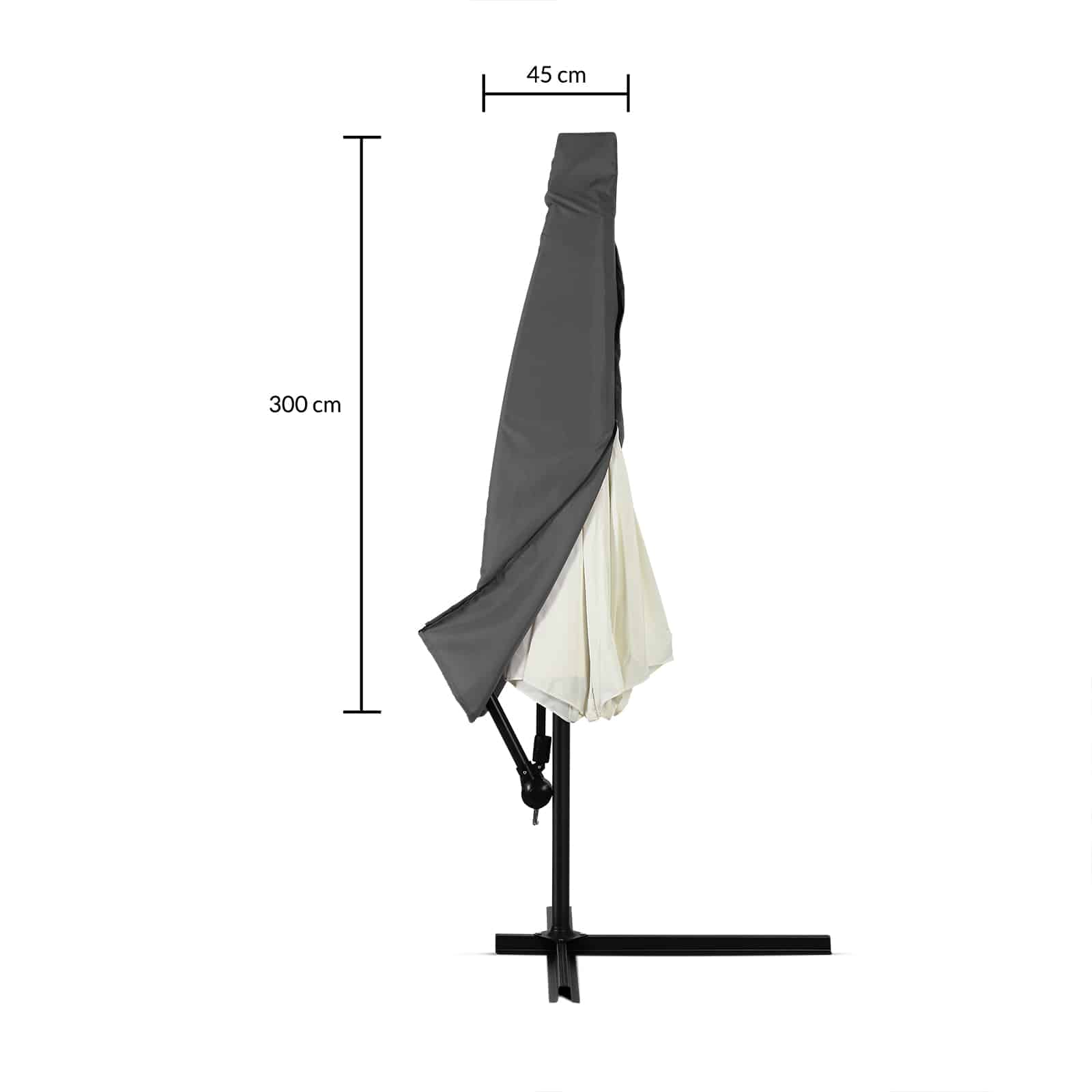 Parasolhoes\u0020Antraciet\u00203m