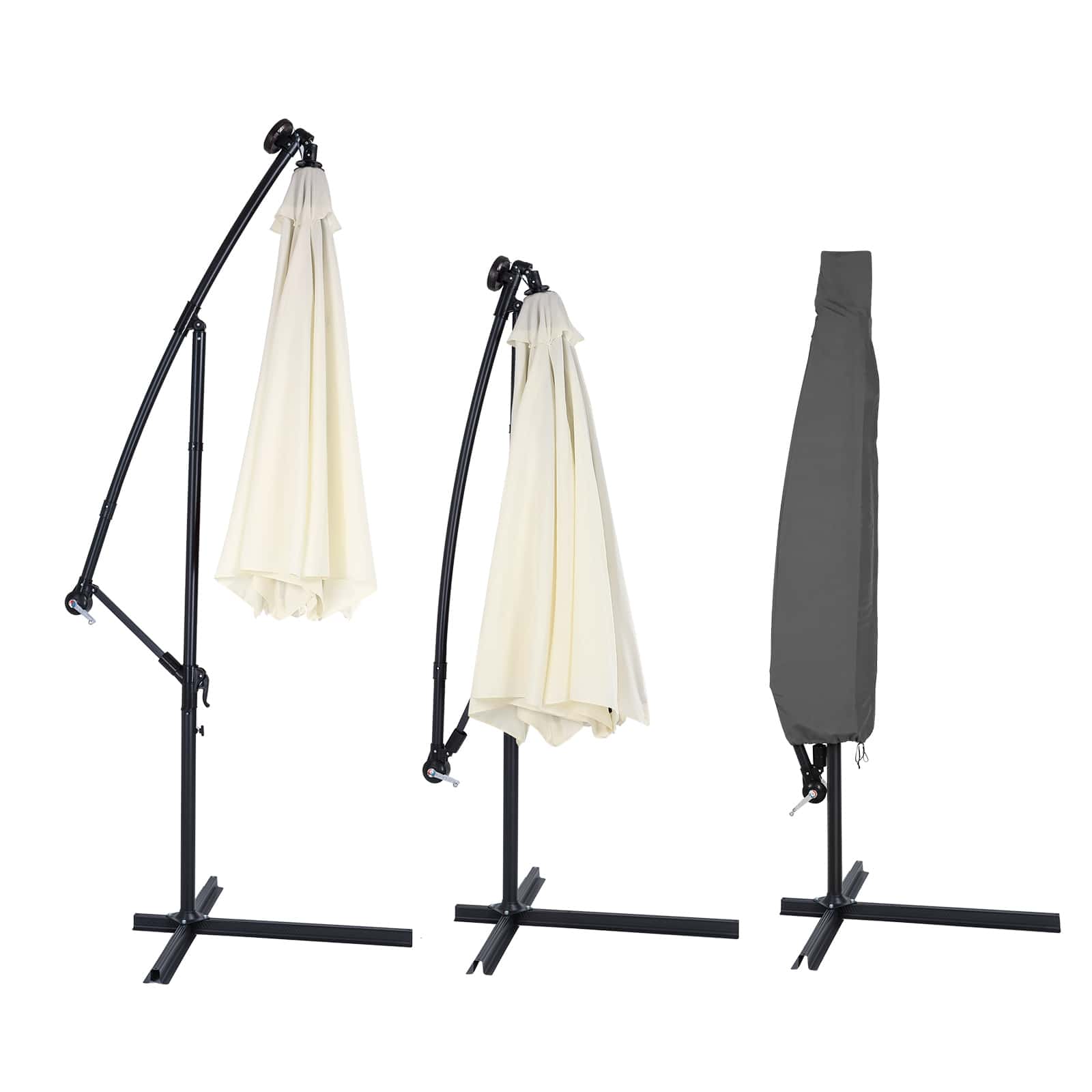 Parasolhoes\u0020Antraciet\u00203m
