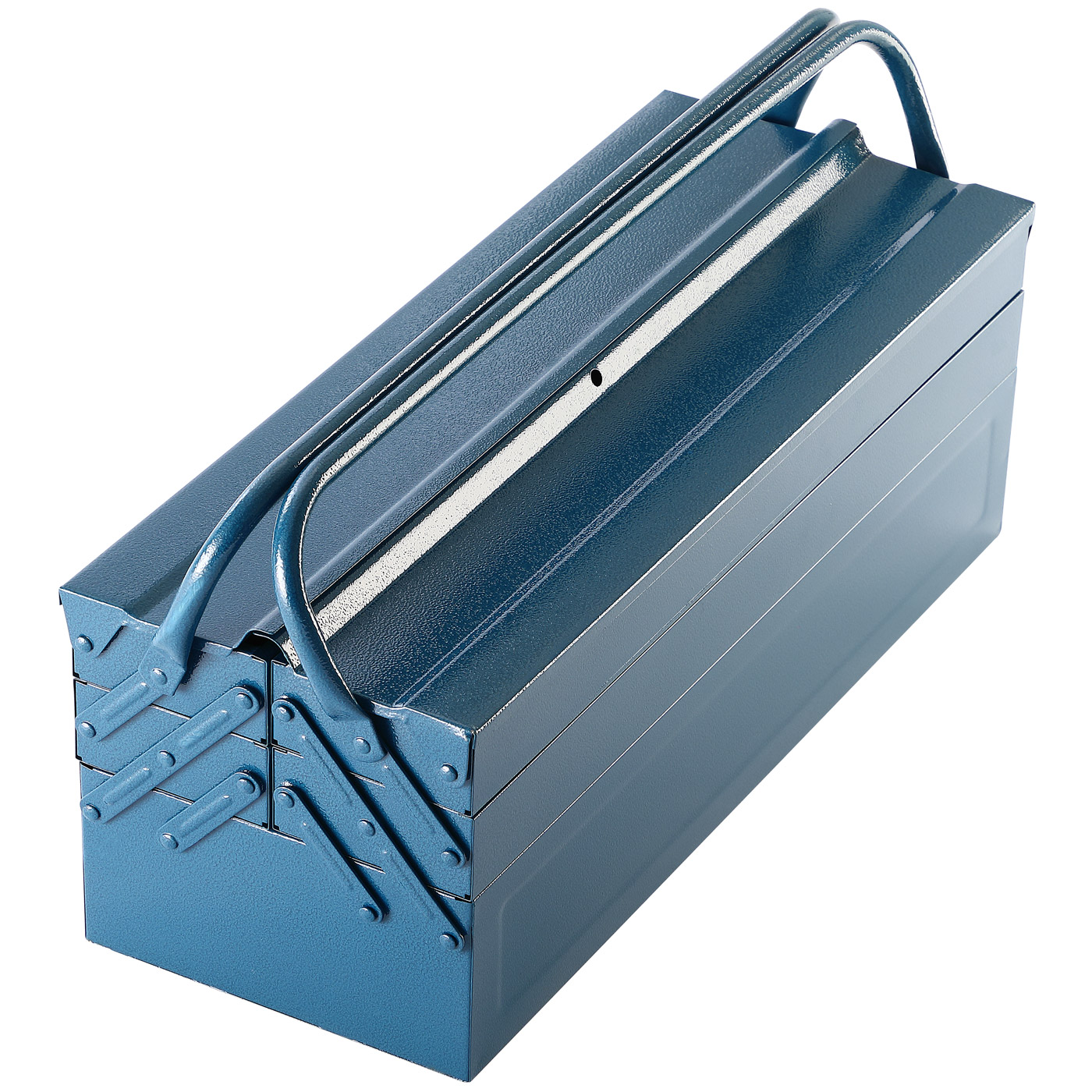 Gereedschapskist\u0020Blauw\u0020Staal\u002053x20x20cm