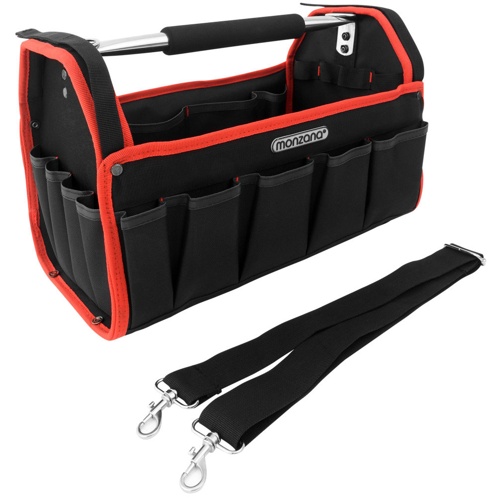 Gereedschapstas\u0020Zwart\u002FRood\u002042cm