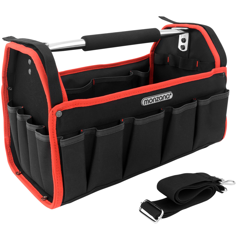 Gereedschapstas\u0020Zwart\u002FRood\u002042cm
