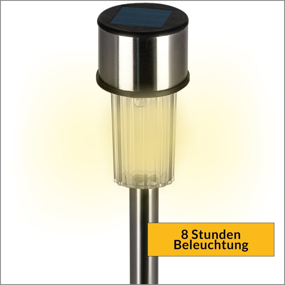 LED\u0020Solar\u0020Verlichting\u0020Buiten\u00208\u0020stuks\u0020Edelstaal\u002036,5\u0020cm