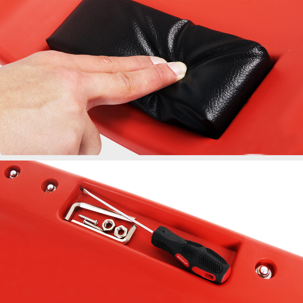Ergonomisch\u0020gevormde\u0020Monteursbed\u0020Rood\u002090x40x10cm