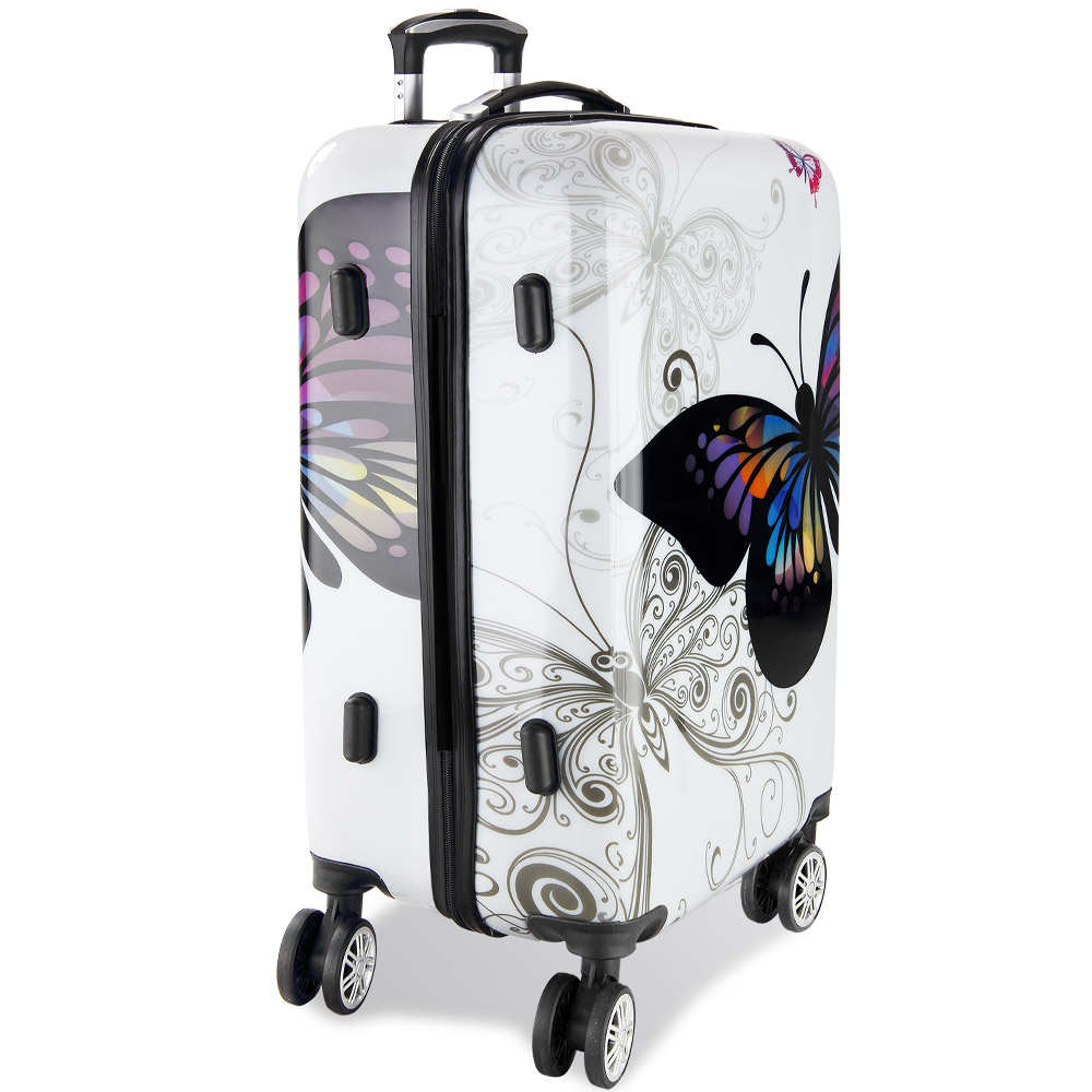 Reiskoffers\u0020Butterfly\u00203\u002Ddelige\u0020polycarbonaat