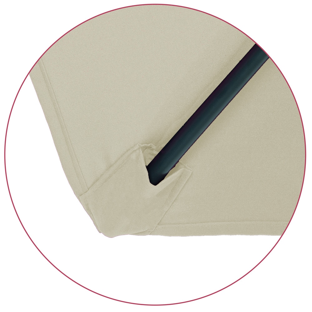 Parasol\u0020Beige\u0020Aluminium\u0020\u00D8300cm\u0020UV\u002Dbescherming\u002080\u002B