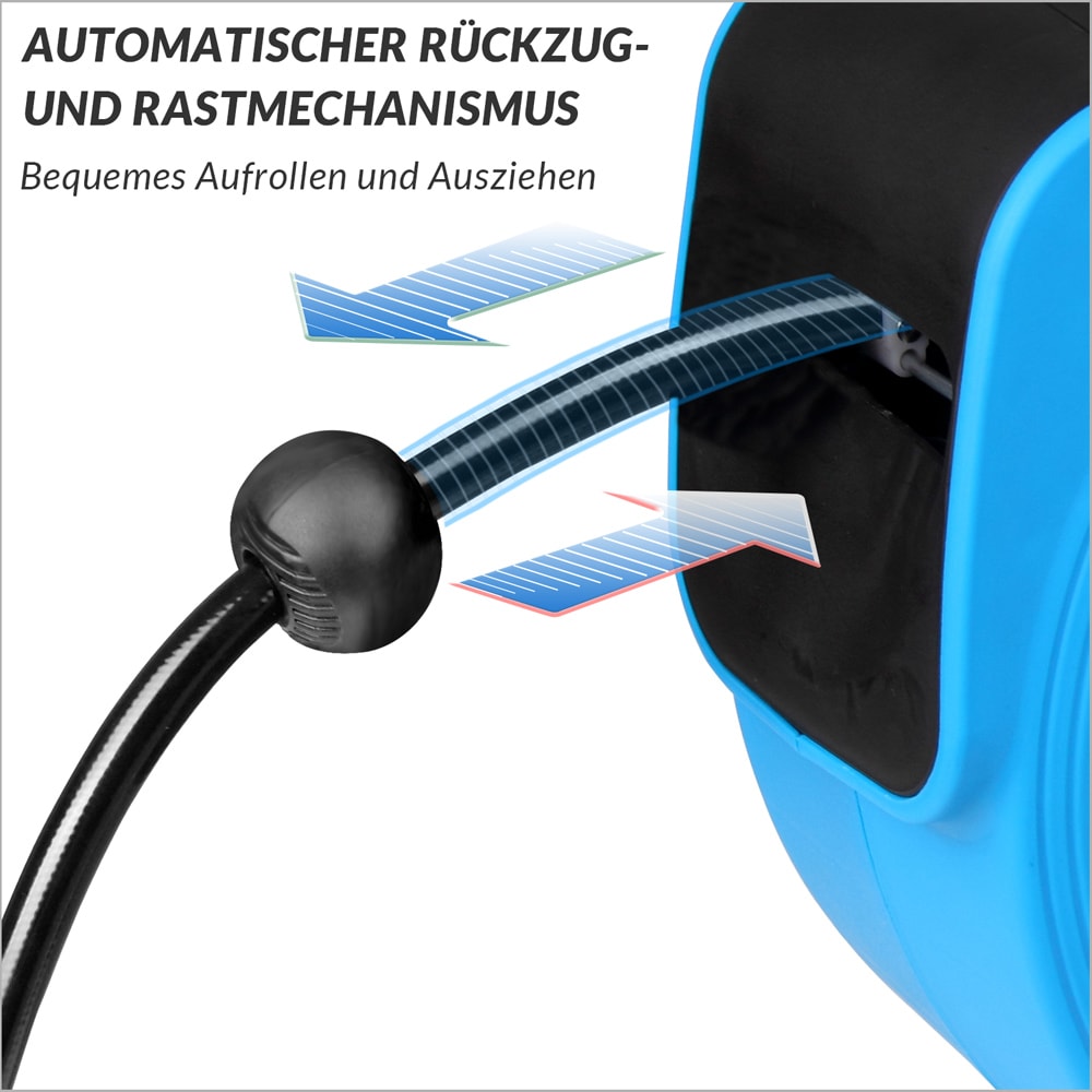 Haspel\u0020Persluchtslang\u0020Blauw\u002010m\u0020Oprolbaar
