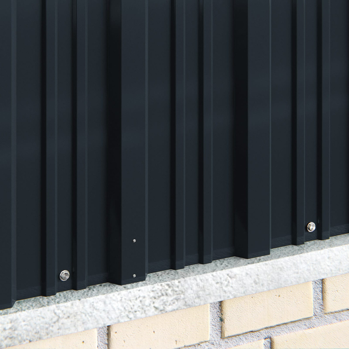 Metalen\u0020profielplaten\u0020voor\u0020dak\u0020of\u0020wandmontage\u0020grijs\u0020,\u0020set\u002012\u0020stuks