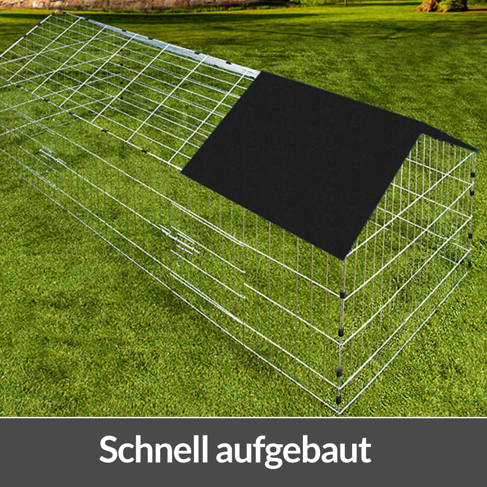 Konijnen\u002FKippenren\u0020180x75x75cm\u0020incl\u0020Zonbescherming Konijnen\u002FKippenren\u0020180x75x75cm\u0020incl\u0020Zonbescherming