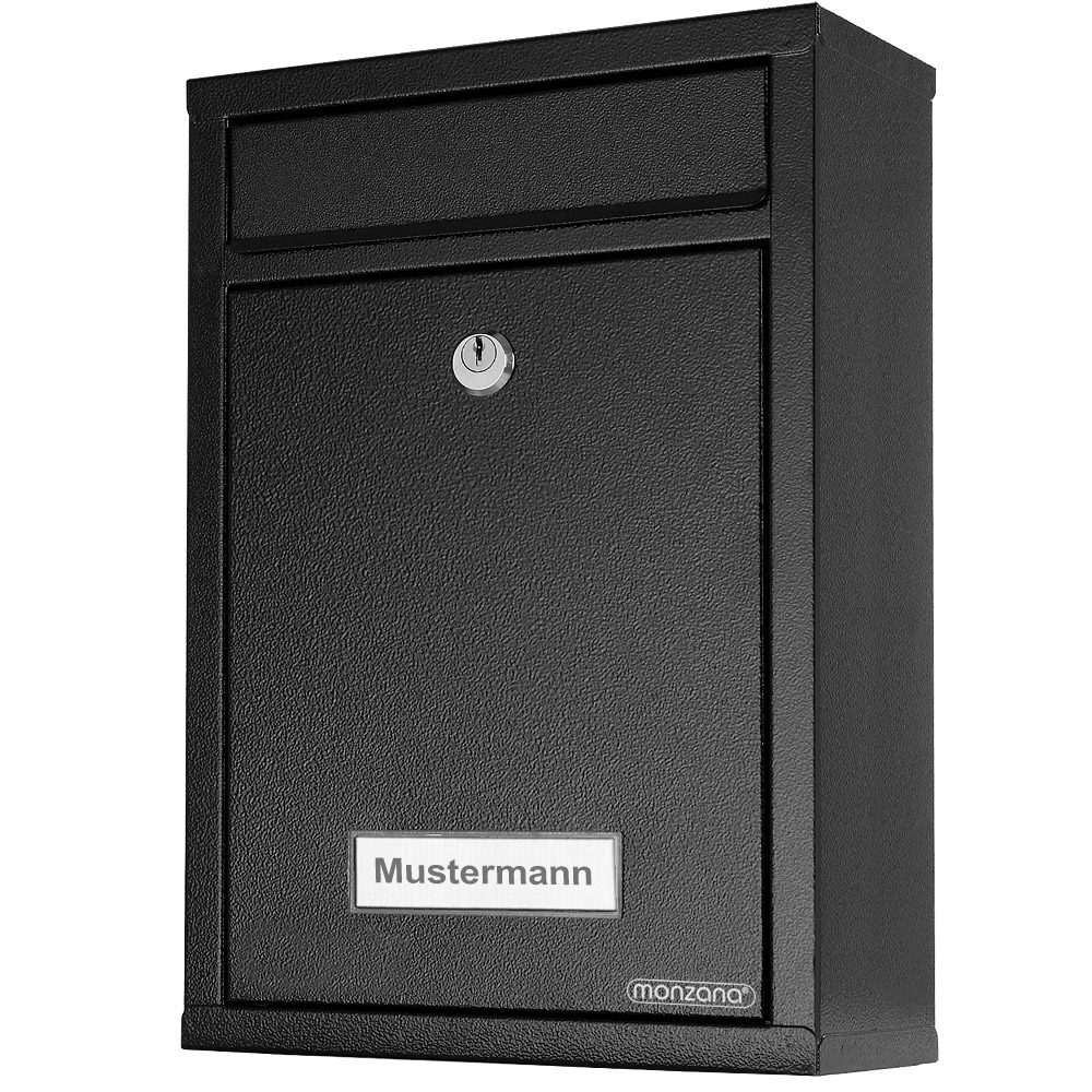 Brievenbus\u0020Zwart\u002032x22x9cm Brievenbus\u0020Zwart\u002032x22x9cm