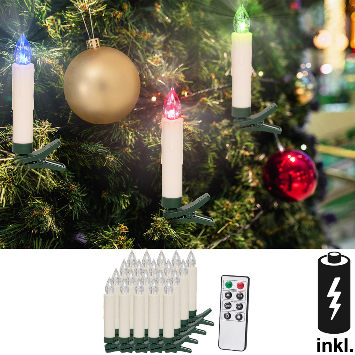 20\u0020set\u0020LED\u0020Kerstboomverlichting\u0020kaarsen\u0020met\u0020afstandsbediening\u0020in\u0020kleur