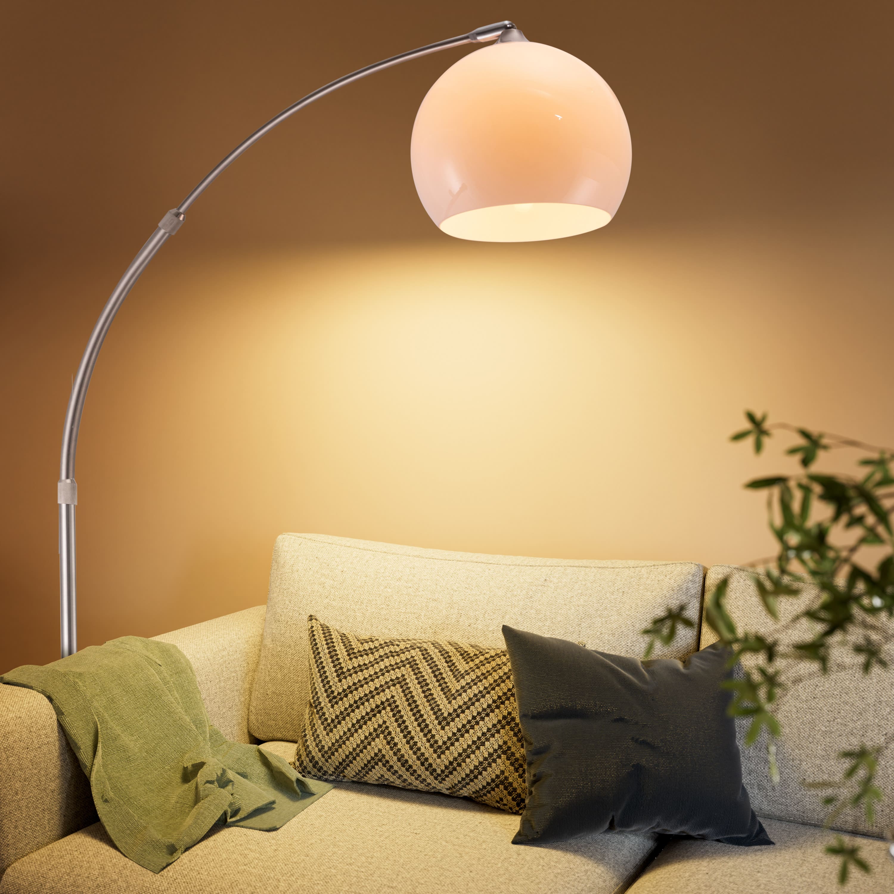 Vloerlamp\u0020RVS\u0020Marmer\u0020Kunststof\u0020190\u002D200cm\u0020Retro\u0020Design