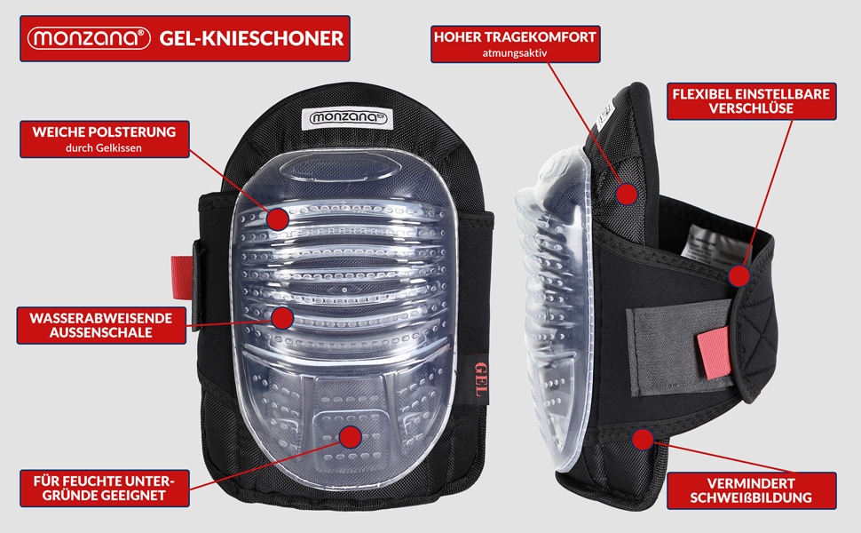 Gel\u0020kniebeschermers\u00201\u0020paar\u0020Zwart