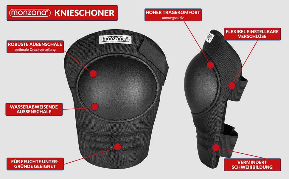 Kniebeschermers\u00201\u0020paar\u0020Zwart