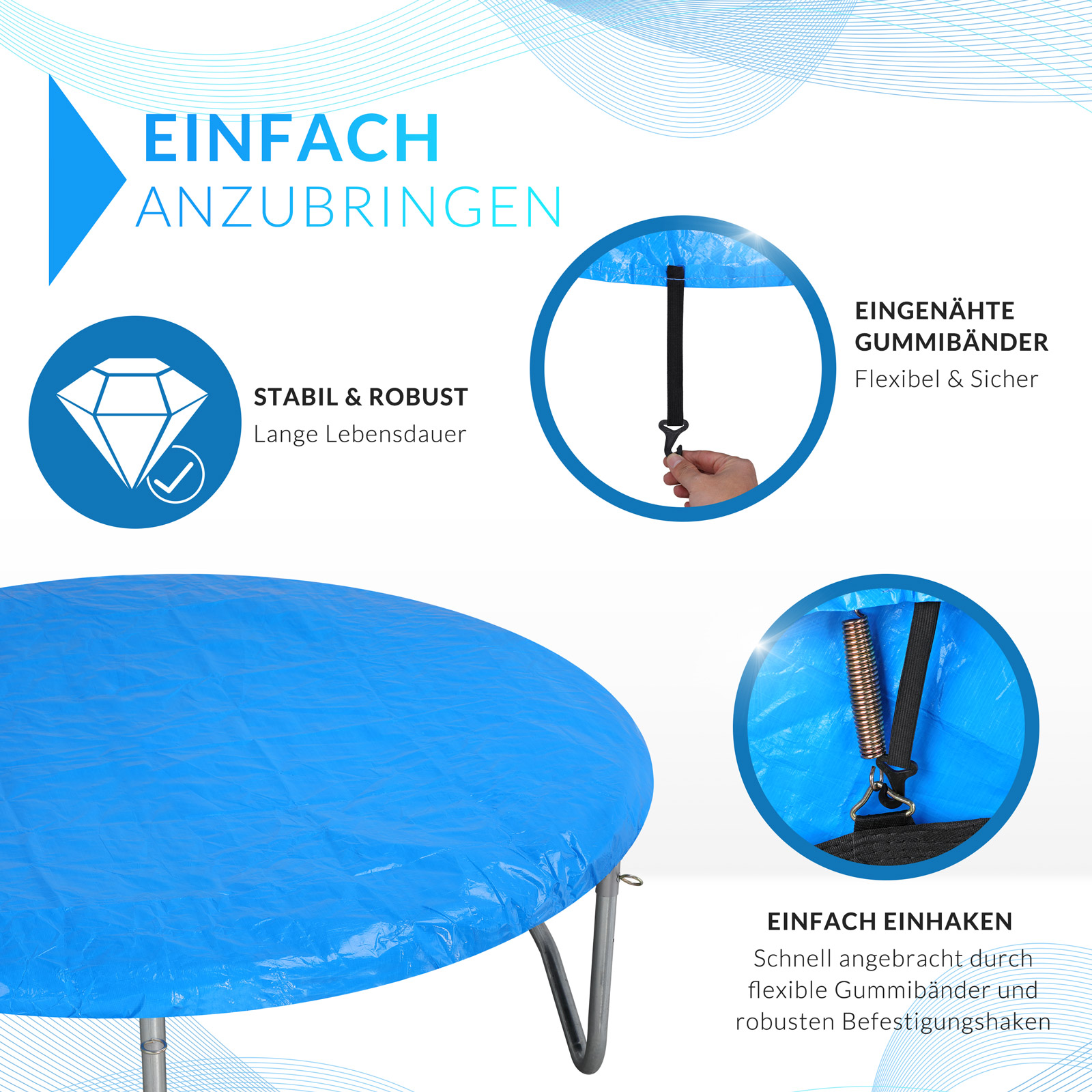 Overtrek\u0020Trampoline\u0020Blauw\u0020\u00D8366cm Overtrek\u0020Trampoline\u0020Blauw\u0020\u00D8366cm