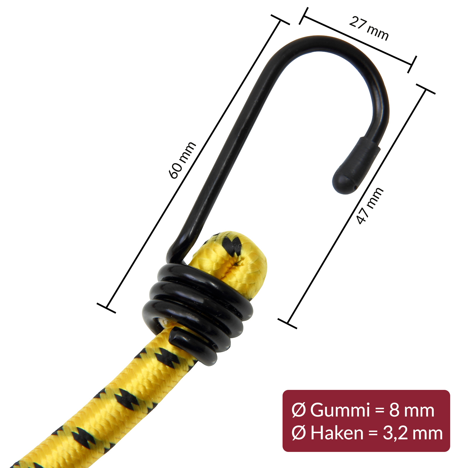 Bagagespin\u0020Met\u0020Haken\u002012\u0020stuks\u0020Elastiek\u002FMetaal\u002030\u002D95cm