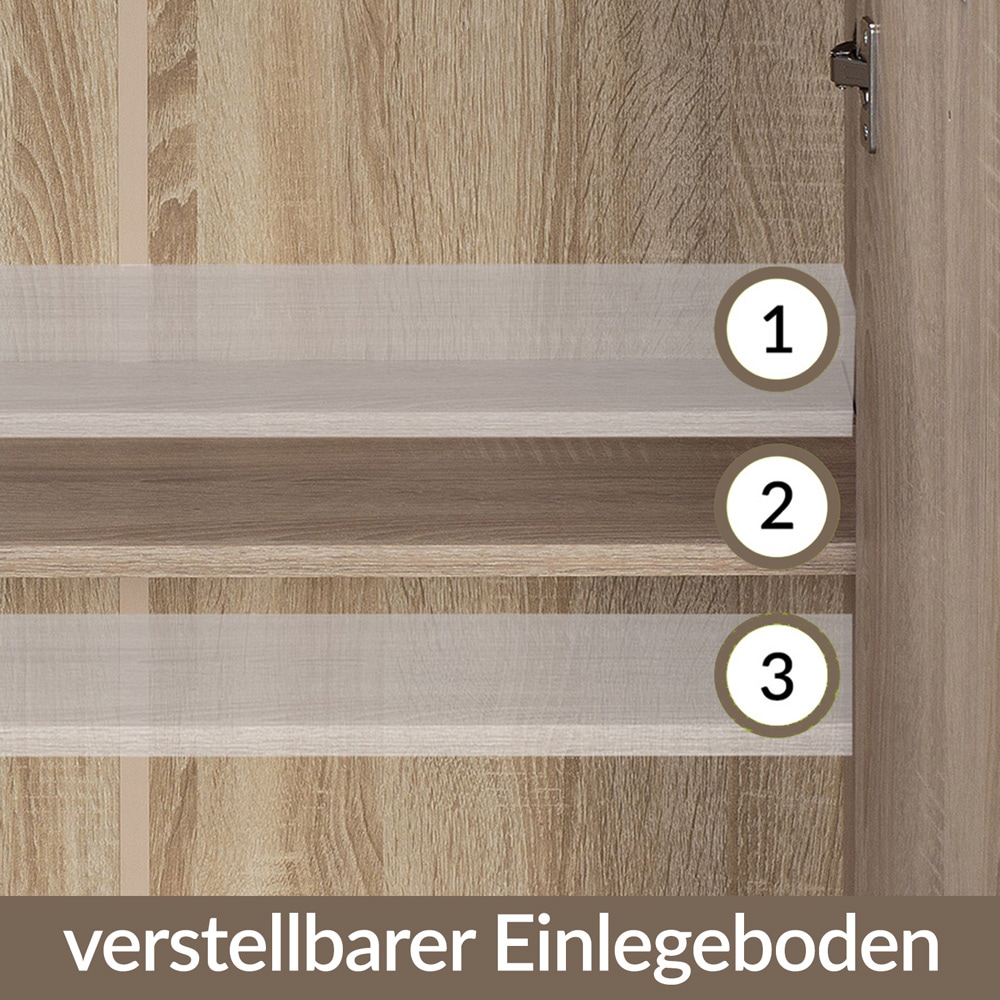 Dressoir\u0020Alba\u0020Eiche\u0020107x75x35cm