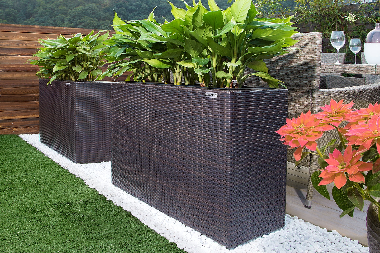 Hoge\u0020Plantenbak\u0020Bruin\u0020Kunststof\u002095x27x60cm Hoge\u0020Plantenbak\u0020Bruin\u0020Kunststof\u002095x27x60cm