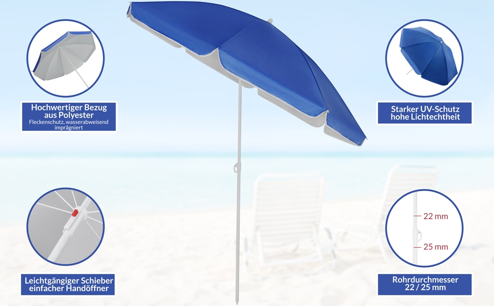 Parasol\u0020Cyprus\u0020Blauw\u0020\u00D8180cm\u0020met\u0020kantelfunctie Parasol\u0020Cyprus\u0020Blauw\u0020\u00D8180cm\u0020met\u0020kantelfunctie