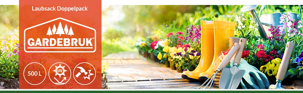 Tuinafvalzak\u00202\u0020stuks\u0020Groen\u0020500L