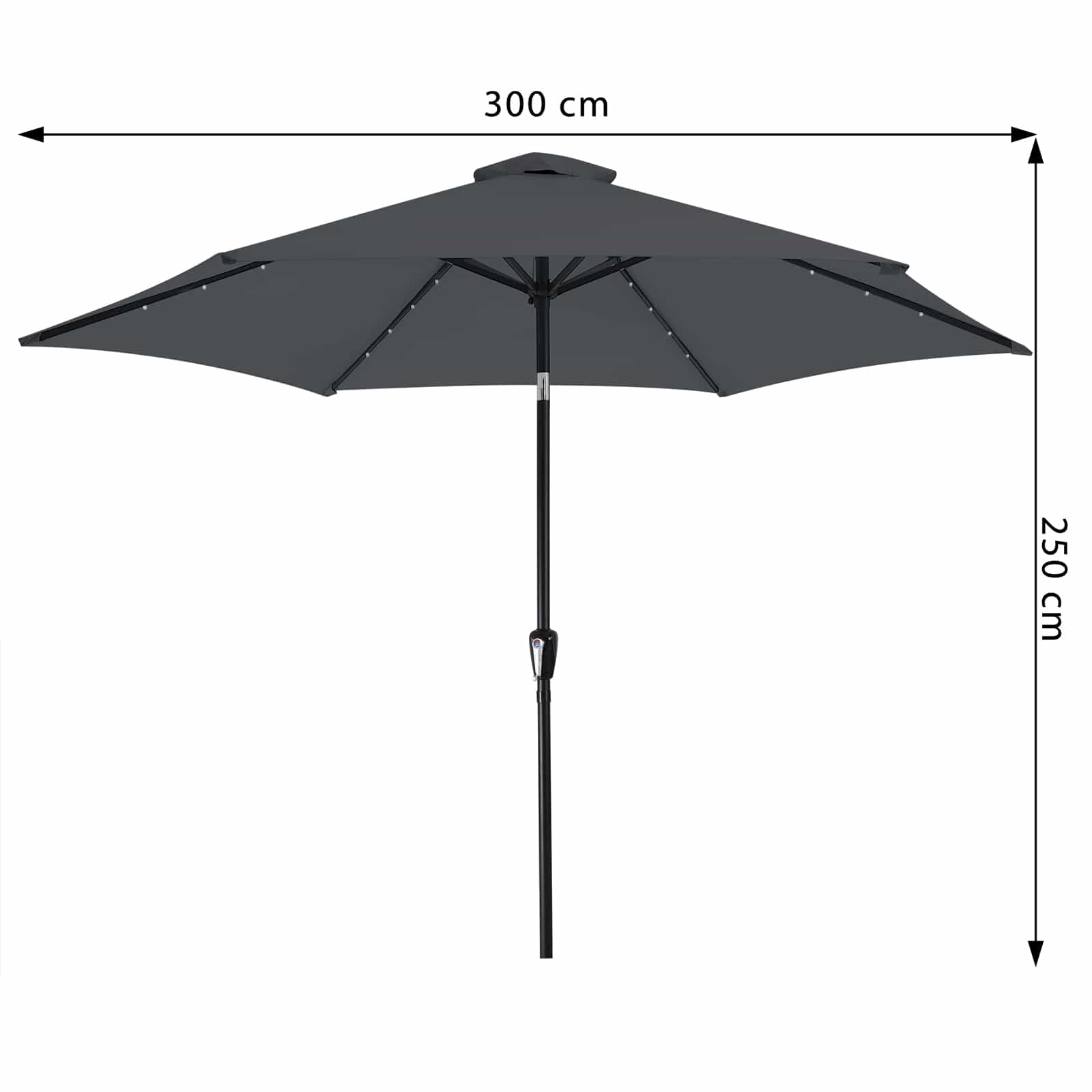 LED\u0020Zonne\u0020Parasol\u0020Florida\u0020Antraciet\u0020\u00D8300cm LED\u0020Zonne\u0020Parasol\u0020Florida\u0020Antraciet\u0020\u00D8300cm