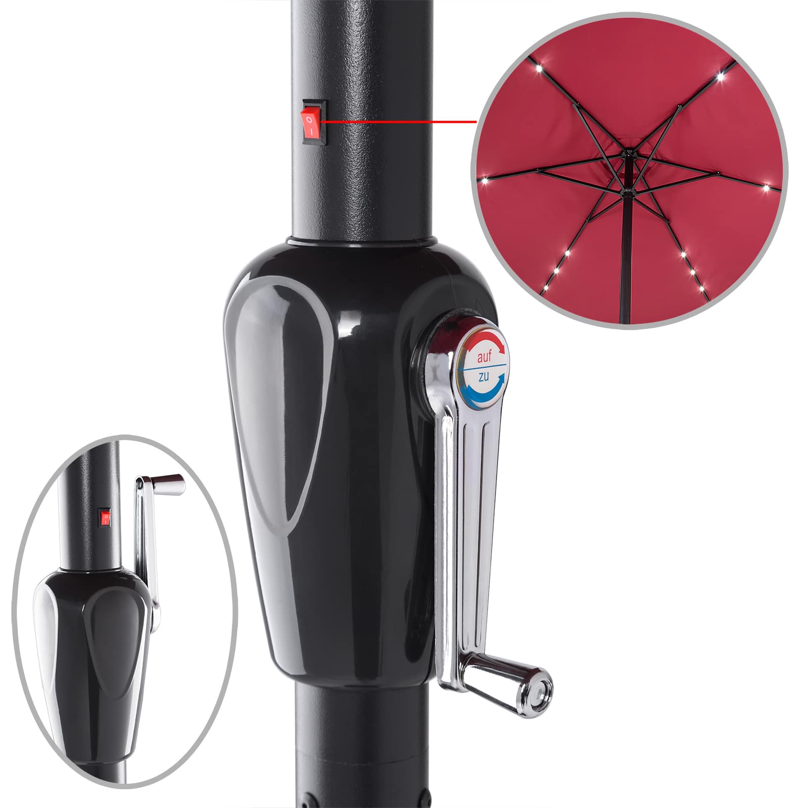 Parasol\u0020Athene\u0020Rood\u0020\u00D8330cm\u0020Lampjes\u0020op\u0020Zonne\u0020Energie Parasol\u0020Athene\u0020Rood\u0020\u00D8330cm\u0020Lampjes\u0020op\u0020Zonne\u0020Energie