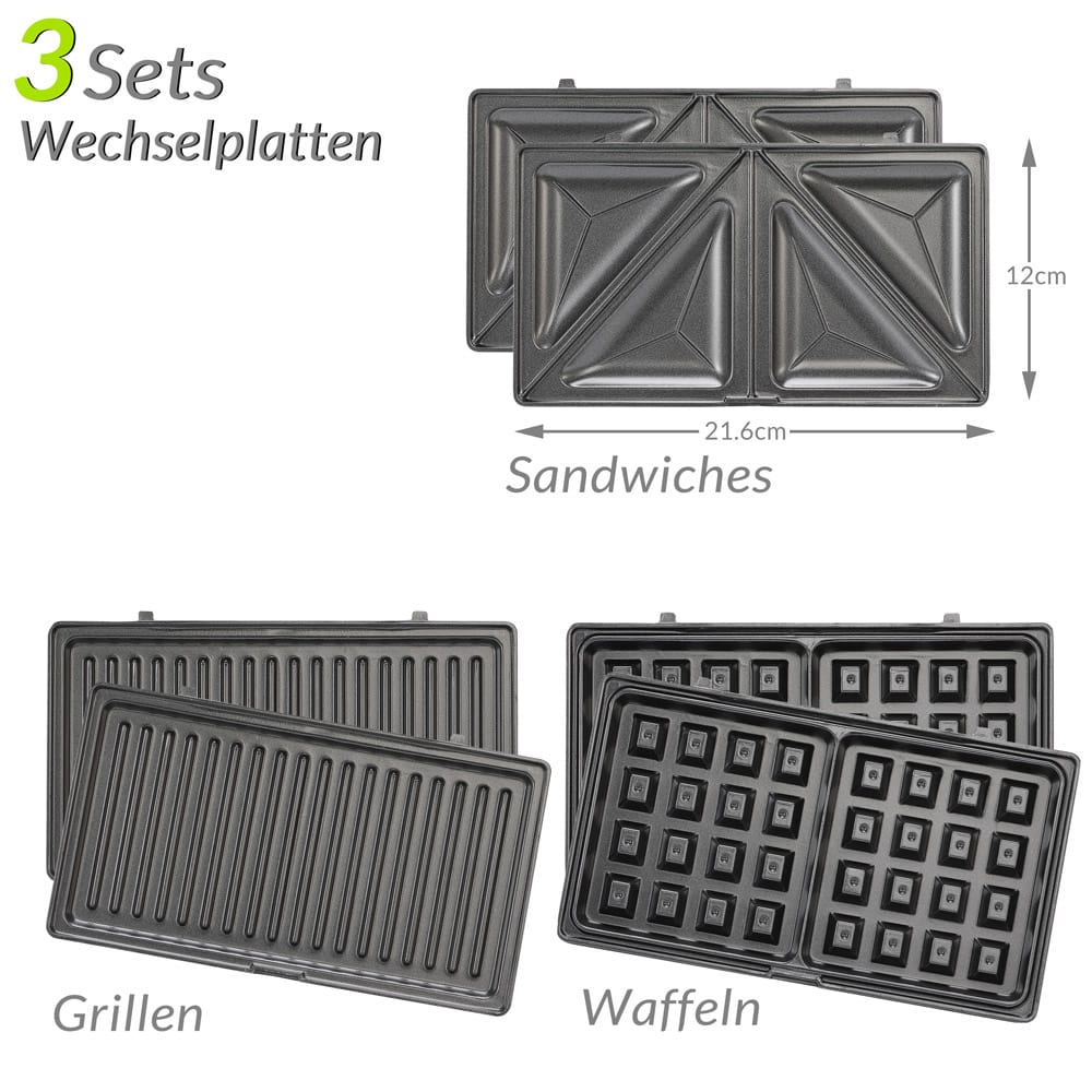Contactgrill\u00203in1\u0020Zwart\u002FZilver\u0020800W