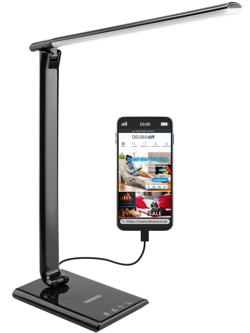 LED\u0020Bureaulamp\u0020Cataleya\u0020Zwart