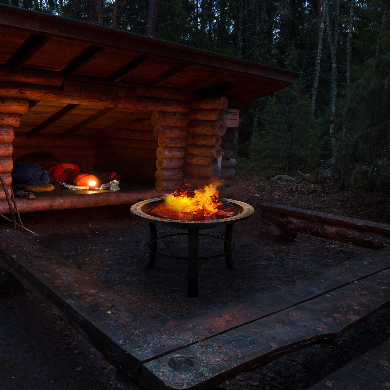 Vuurkorf\u0020Fuoco\u0020Mozai\u00EBk\u0020\u00D8\u002090cm\u0020Rond